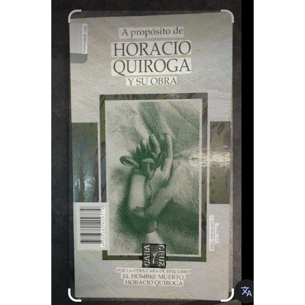 El Hombre Muerto, Oracio Quiroga